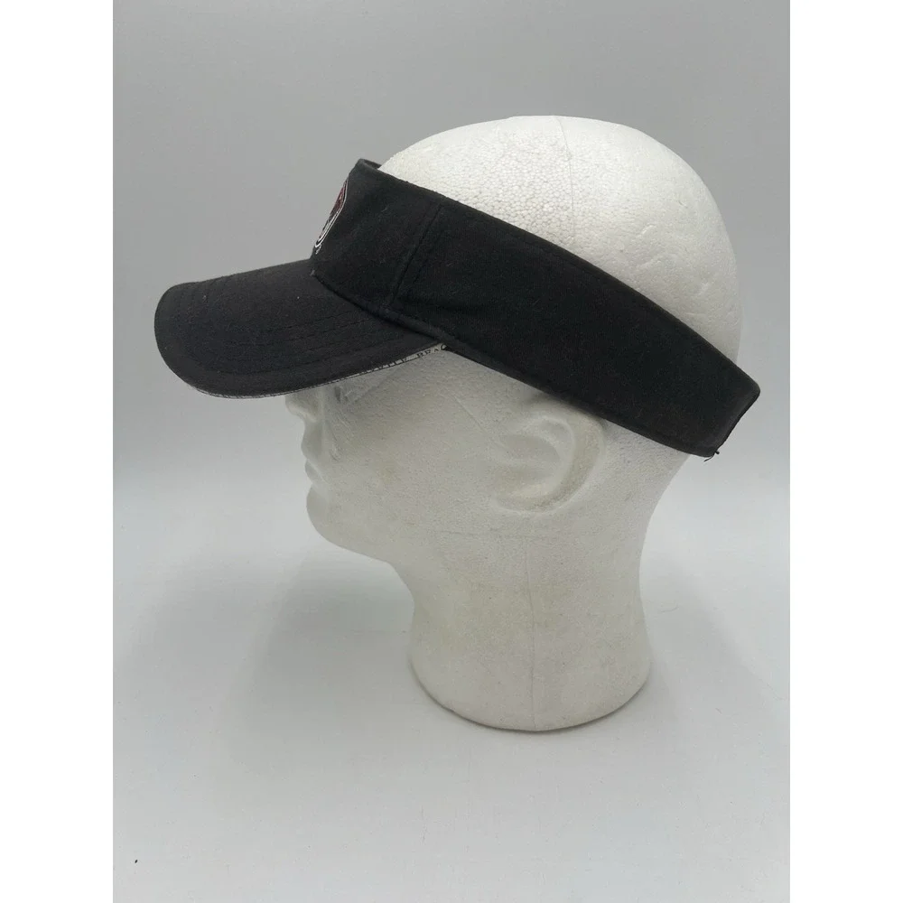Ron Jon Surf Shop Myrtle Beach SC Black Visor Hat Adjustable Cotton Souveni